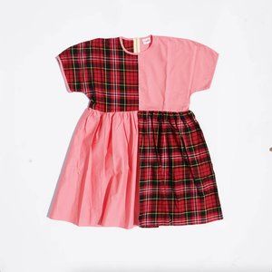 Rudie Sheena Mini Dress -- Red and Pink Plaid -- BRAND NEW!